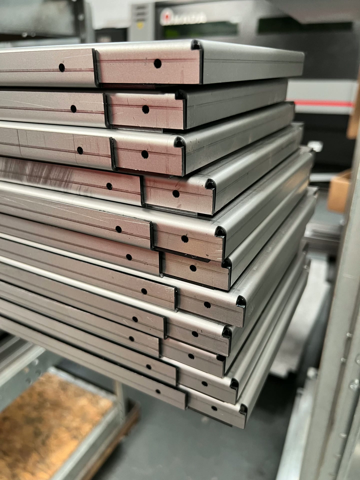 Precision sheet metal parts manufactured to drawing