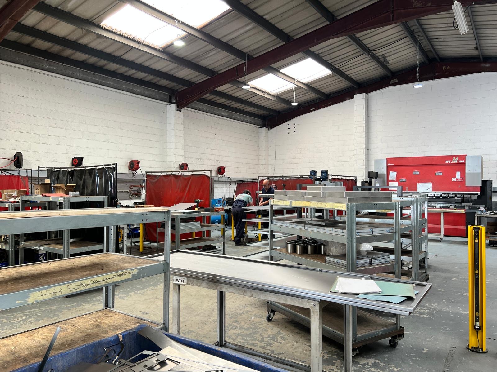 Steel Frog in-house manufacturing: welding and fabrication on the shop floor
